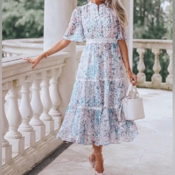 ⭐️Kate Spade Daisy Garden Silk Dress⭐️ - Picture 1 of 6